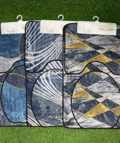 SET DE ALFOMBRAS CON DISEÑO 81*51CM 1UND (3PCS)