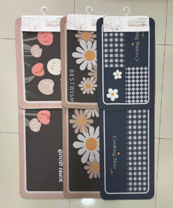 SET DE ALFOMBRA CON DISEÑOS 1UND (2PCS)