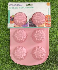 MOLDE REPOSTERÍA SILICONA DE FLOR 1UND