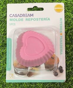 MOLDE REPOSTERÍA SILICONA DE CORAZÓN 1UND (65CS)