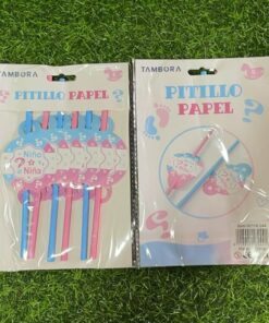 PAJILLA PAPEL DE NIÑO O NIÑA 1UND (6PCS)