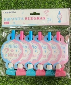 PITO DE FIESTA DE NIÑO O NIÑA 1UND (6PCS)