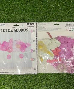 SET DE GLOBOS DE HOJAS 1UND (38PCS)