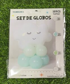 SET DE GLOBOS DE NUBE 1UND (10PCS)