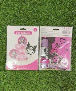 SET DE GLOBOS METÁLICOS DE KUROMI 1UND (10PCS)