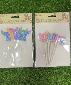 DECORACIÓN PARA QUEQUE DE SIRENA / LAZO 1UND (5PCS)