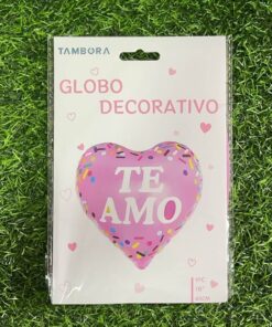GLOBO METÁLICO DE CORAZÓN 18" 1UND