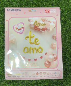 SET DE GLOBOS DE TE AMO 1UND (52PCS)