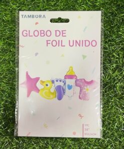GLOBO METÁLICO DE BIBERON PARA GIRL 1UND