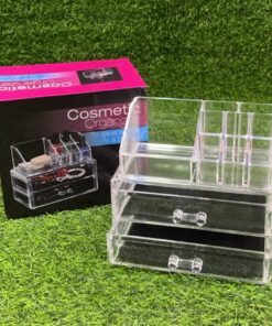 ESTANTE TRANSPARENTE PARA MAQUILLAJE 1UND (2PCS)