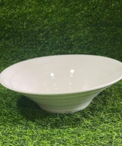 TAZA CERÁMICA COLOR BLANCA 9" 1UND