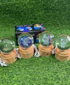 ESFERA CRISTAL CON LUZ Y SE GIRA DE CARTOON 1UND
