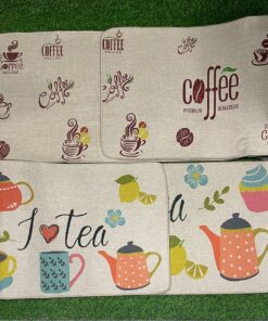 SET DE ALFOMBRA PARA COCINA CON DISEÑOS 1UND (2PCS)