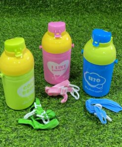 BOTELLA DE AGUA COLOR LISO CON DISEÑO 1UND