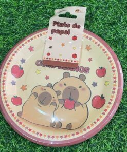 PLATO DESECHABLE DE CAPYBARA 7" 1UND (6PCS)