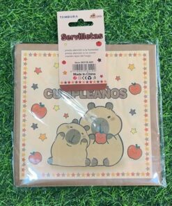 SERVILLETA DE CAPYBARA 33*33CM 1UND (12PCS)