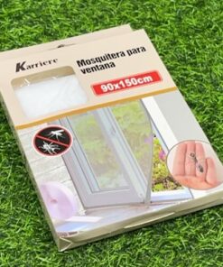 MOSQUITERA PARA VENTANA COLOR BLANCA 90*150CM 1UND