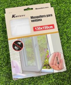 MOSQUITERA PARA VENTANA COLOR BLANCA 130*150CM 1UND
