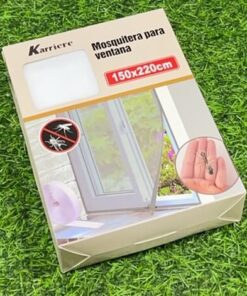 MOSQUITERA PARA VENTANA COLOR BLANCA 150*220CM 1UND