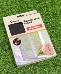 MOSQUITERA PARA VENTANA COLOR NEGRA 130*150CM 1UND