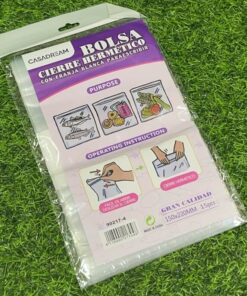 BOLSA CIERRE HERMÉTICO 150*220MM 1UND (15PCS)