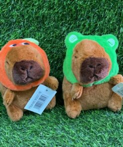 LLAVERO DE CAPYBARA CON GORRA RANA 1UND