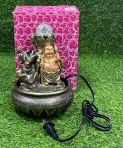 ADORNO DE BUDA MAITREYA CON MOTOR DE LUZ 1UND