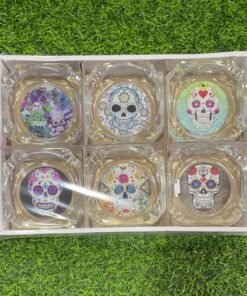 CENICERO VIDRIO DE CALAVERA 1UND