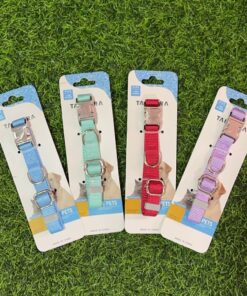 COLLAR PARA MASCOTA COLOR LISO #1.5 1UND