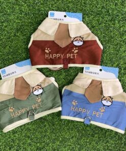 CUERDA Y PECHERA PARA MASCOTA DE PERRO Y LETRA HAPPY PET “L” 1UND (2PCS)