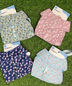 CUERDA Y PECHERA PARA MASCOTA DE FLORCITAS “L”1UND (2PCS)