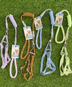 CUERDA Y PECHERA PARA MASCOTA #1*120CM 1UND (2PCS)