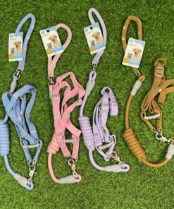 CUERDA Y PECHERA PARA MASCOTA #1.5*120CM 1UND (2PCS)