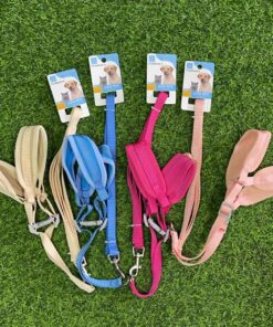 CUERDA Y PECHERA PARA MASCOTA DE V #1.5*120CM 1UND (2PCS)