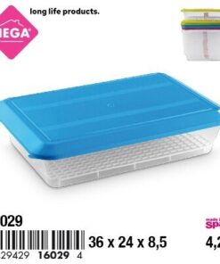 DESCONGELADOR RECTANGULAR CON REJILLA Y TAPA DE COLOR LISO 4.2L 1UND