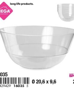 TAZON REDONDO TRANSPARENTE 2L 1UND