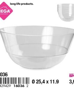 TAZON REDONDO TRANSPARENTE 3.9L 1UND