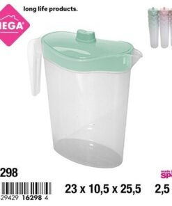 PICHEL CON TAPA DE COLOR LISO Y VARIADO 1.5L 1UND
