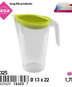 PICHEL CON TAPA DE COLOR LISO Y VARIADO 1.75L 1UND
