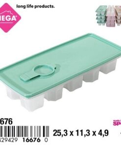 MOLDE DE HIELO CON TAPA 1UND