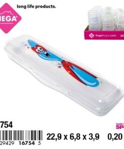 RECIPIENTE LARGA PARA ALIMENTO CON DISEÑO 0.20L 1UND
