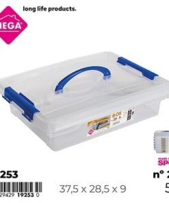 CAJA ORGANIZADORA CON TAPA Y CIERRE 5L 1UND