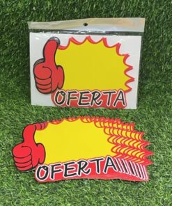LETRERO "OFERTA" 1UND (10PCS)