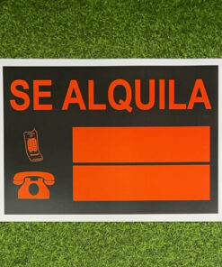 LETRERO "SE ALQUILA" 1UND