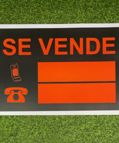 LETRERO "SE VENDE" 1UND