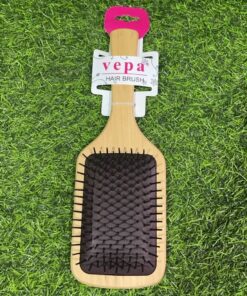 PEINE RECTANGULAR PARA CABELLO DE MADERA 1UND