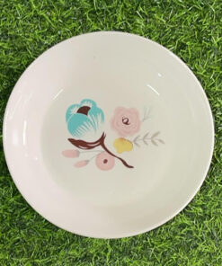 PLATO CERAMICA DE RAMA ROSA #7 1UND