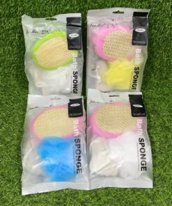 SET DE ESPONJA PARA BAÑAR 1UND (3PCS)