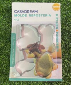 MOLDE DE POSTRE DE ANIMAL 1UND (4PCS)