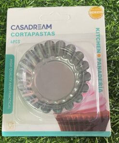MOLDE DE POSTRE DE REDONDO CON DISEÑO 1UND (3PCS)